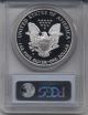 1995 - P Proof American Eagle Silver Dollar Graded By Pcgs Pr69 Dcam Silver photo 1