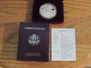 1993 - P 1oz Proof American Eagle And.  999 Fine photo