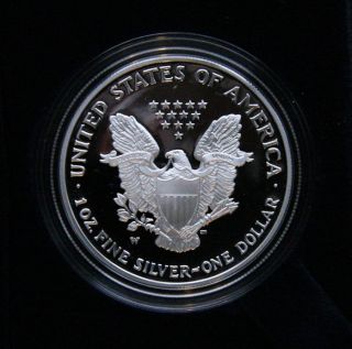 2006 - W 1 Oz Proof Silver American Eagle (w/box &) photo