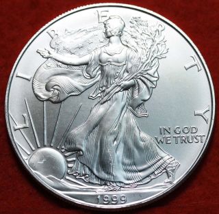 Uncirculated 1999 American Eagle Silver Dollar photo
