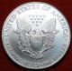 Uncirculated 2001 American Eagle Silver Dollar Silver photo 1