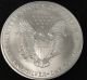 1997 American Silver Eagle Bullion Coin Key Date Uncirculated Nr Silver photo 2