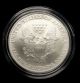 2007 W American Silver Eagle West Point Coin Key Date Bu W/ Box+coa 1 Oz Silver Silver photo 1