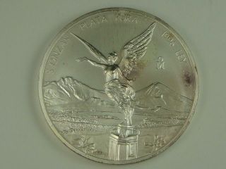 1996.  999 Fine 5oz Silver Plata Pura Mexican Libertad photo