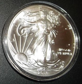 2013 American Eagle Dollar Bu Silver photo