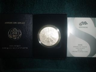 2008 - W Silver American Eagle (reverse ' 07) Error Coin photo