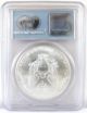 2001 Silver Eagle 9 - 11 - 2001 Wtc Ground Zero Recovery Pcgs Certified Silver photo 1