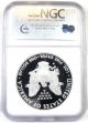 2008 - W Silver Eagle Pr70 Ultra Cameo Ngc Certified Early Releases Silver photo 1