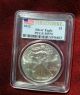 2012 Silver Eagle Pcgs Ms70 First Strike Uncirculated Low Pop Silver photo 3