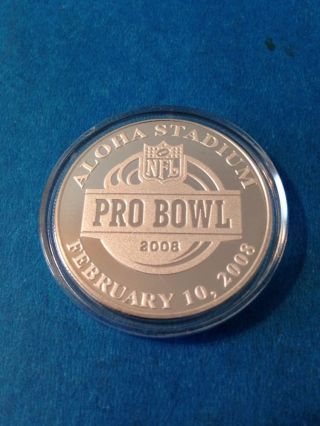 2008 Nfl Pro Bowl Official Game Coin.  Limited Edition 0064. photo