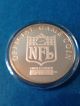 2008 Nfl Pro Bowl Official Game Coin.  Limited Edition 0064. Silver photo 3