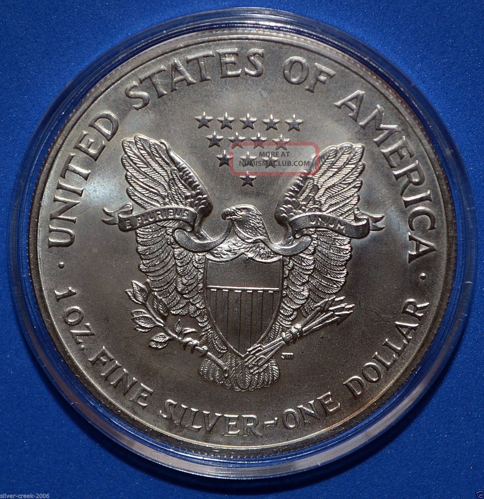 1991 1 Oz American Eagle Fine Silver Coin 1991 1 Oz American Eagle Fine Silver Coin