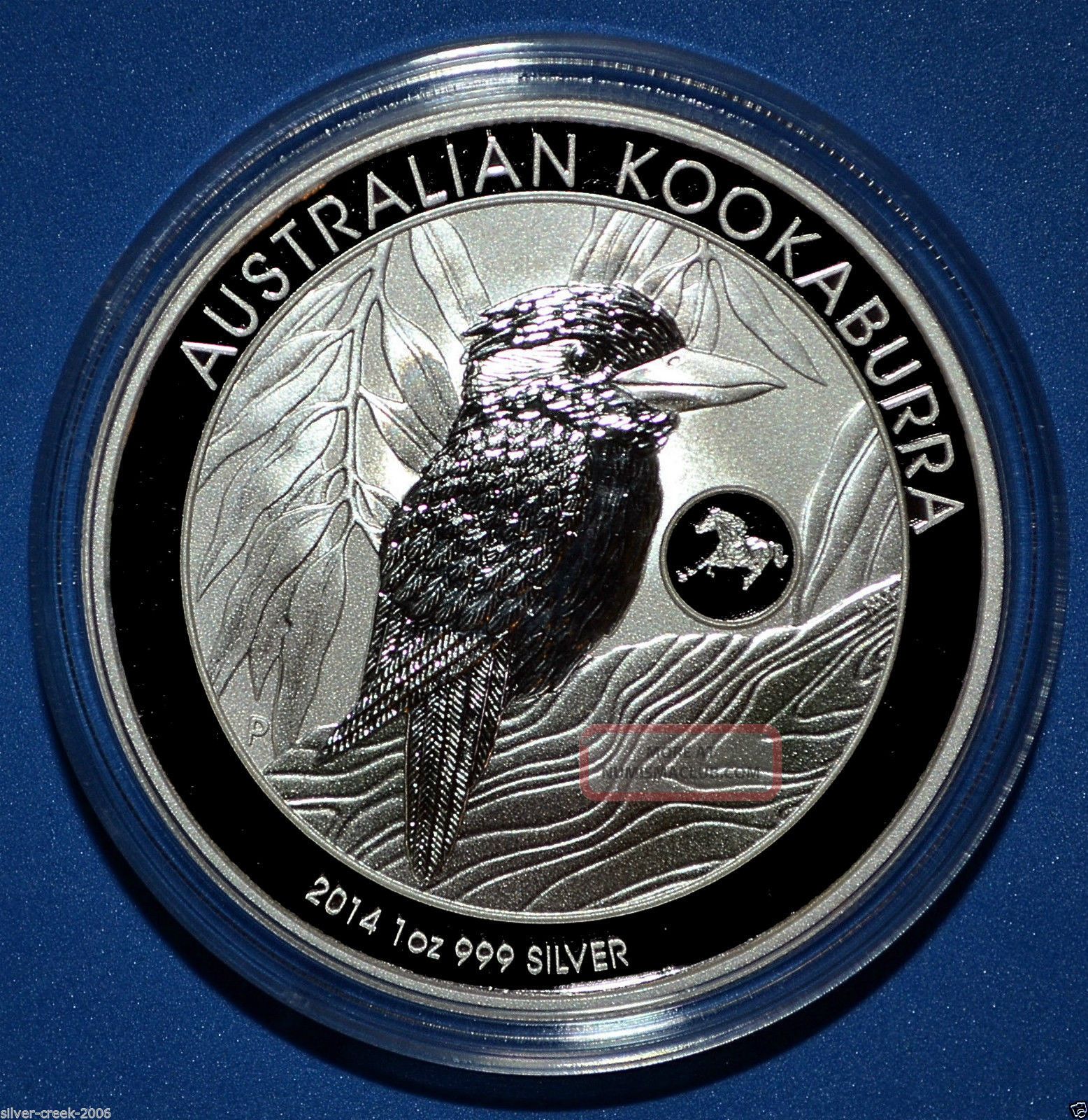 2014 Kookaburra Horse Privy 1 Oz Australian Pure Silver Coin Australia photo