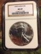 2005 And 1990 Ms 79 American Silver Eagle Silver photo 3