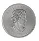 2014 Silver Maple Leaf Coin 1oz 9999 Pur Fine Silver Bullion,  Sml Silver photo 2