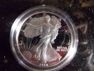 1988 Us Eagle 1 - Oz Proof Silver Bullion Coin photo