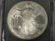 2001 American Silver Eagle Bullion Coin Key Date Icg Ms69 0124 Silver photo 1
