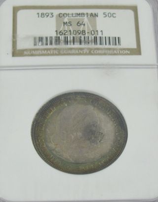 1893 Columbian Commerative Ngc Ms64 Coin Great Investment photo