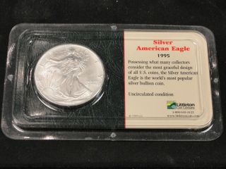 1995 American Silver Eagle Bullion Coin Key Date Uncirculated Nr photo