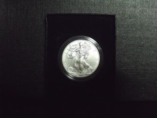 2008 W Silver Eagle Burnished Unc W/box And photo