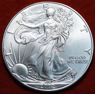 Uncirculated 2002 American Eagle Silver Dollar photo