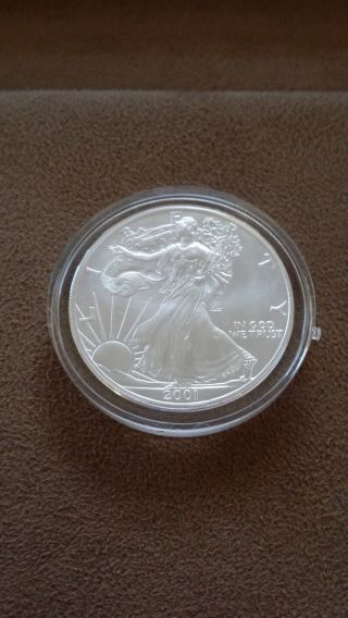 2001 American Silver Eagle With Case photo