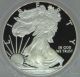 2008 - W $1 Pcgs Pr69 Dcam (proof Silver Eagle) Rare Mercanti Label 1 Oz Bullion Silver photo 2