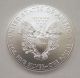 2014 American Eagle Silver Dollar & American Flag Case Silver photo 2