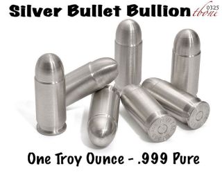 1 One Troy Ounce Silver Bullet photo