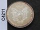 1998 American Silver Eagle Dollar U.  S.  Coin C4211l Silver photo 1