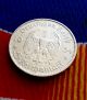 298,  000 Minted 1934 E Ww2 5 Mark 90% Silver German Garrisonkirche 3rd Reich Coin Germany photo 1