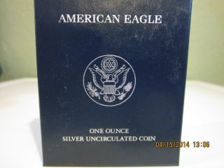 2011 - W Uncirculated Silver American Eagle W/ Packaging & - photo