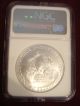 2006 Silver Eagle $1 Ms69 American Eagle Silver Dollar First Strikes Ngc Graded Silver photo 3