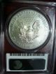 2012 W $1 1oz American Silver Eagle Pcgs Ms70 Burnished Perfect 70 Secure Plus Silver photo 2