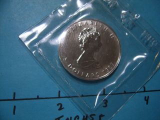 1989 Canada Silver Maple Leaf 9999 Silver Bu Coin photo