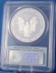 2013 W American Eagle Silver Proof Pcgs Pr70dcam First Strike Flag Label Toning Silver photo 5