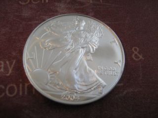 2004 Bu American Eagle Silver Dollar Coin photo