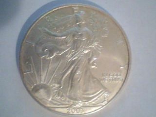 2003 1 Oz.  Silver American Eagle photo