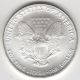 2007 U.  S.  Silver American Eagle $1 One Dollar 1 Oz Bullion Coin - Unc Silver photo 1