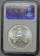 2008 American Silver Eagle Dollar 1 Oz Fine Silver Ms 69 Ngc Silver photo 1