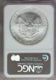2007 - W American Silver Eagle Ms69 Early Releases Ngc Cert Blue Label Silver photo 1