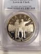 2004 - P Silver Commemorative,  $1 Coin,  Lewis & Clark Pcgs Pr69 Dcam Silver photo 6