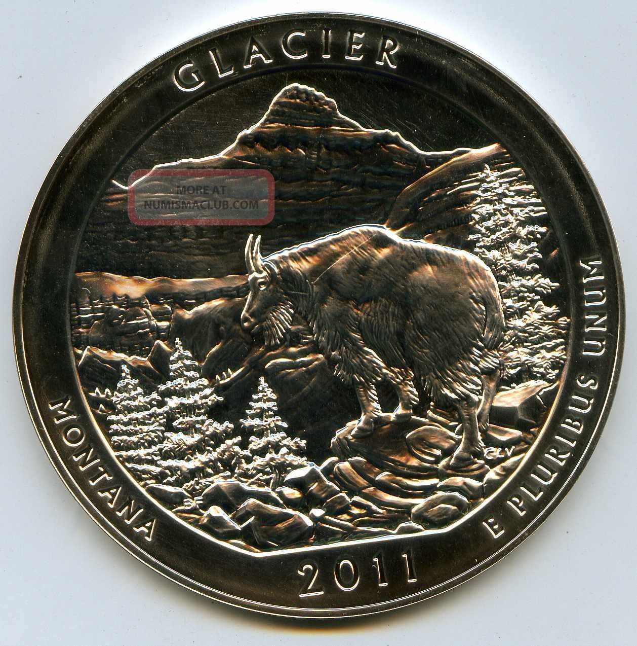 2011 Glacier Mt 5 Oz America The Quarter