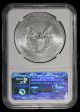 2011 Ngc Ms70 25th Anniversary 1 Oz.  Silver Eagle Dollar Early Releases Ncn346 Silver photo 1