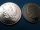 Two (2) 2013 1 Oz Silver Canadian Maple Leafs Silver photo 1