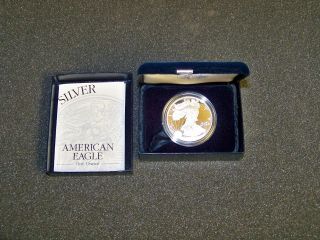 2000 American Eagle 1oz Silver Proof W/ And Display Box photo