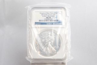 3 2013 Silver American Eagle - Ms - 70 Ngc - First Releases photo