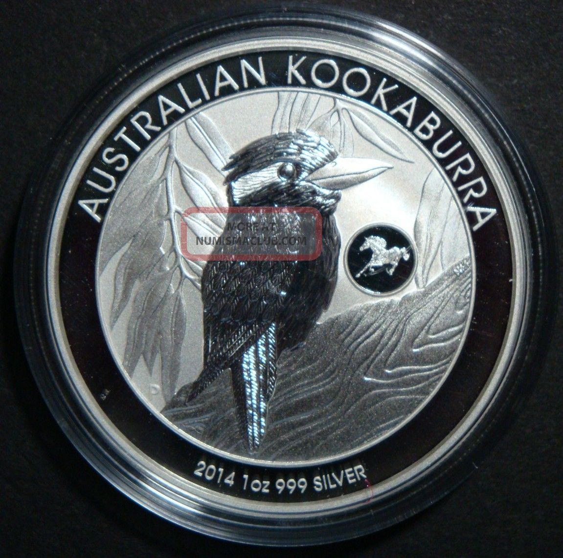 2014 - 1 Oz Kookaburra Horse Privy Australia Perth Bullion Fine Silver Coin Australia photo
