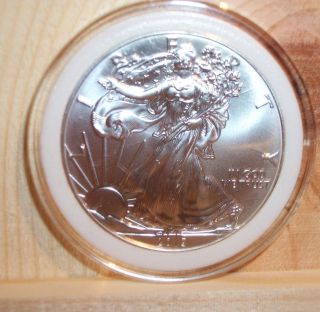 2013 B.  U.  Silver Eagle Dollar (2 Available) photo