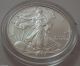 2007 - W American Silver Eagle Dollar Bullion Coin W/ Box & Coins: US photo 1